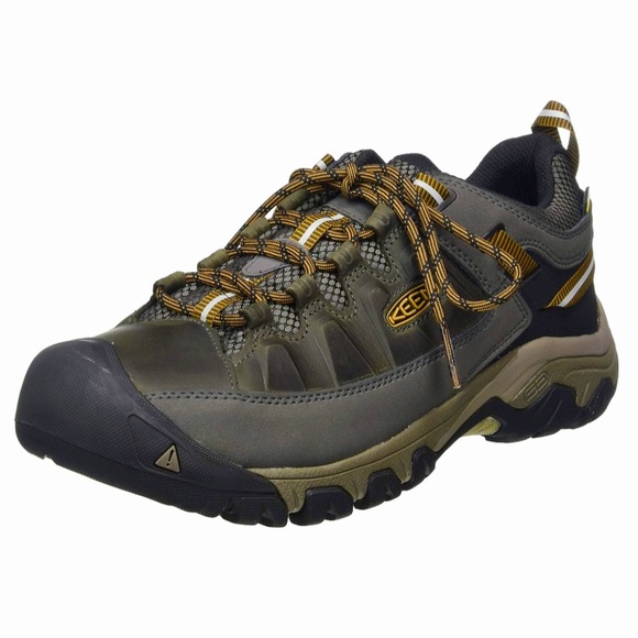 KEEN Targhee III Waterproof Hiking Shoes Mens 10 Black Olive Brown